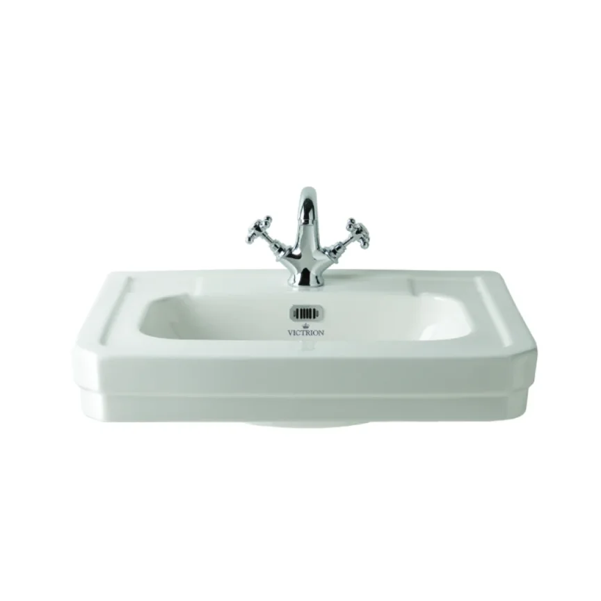 Bc Designs Victrion 640mm Basin 1th White product image - Image 1