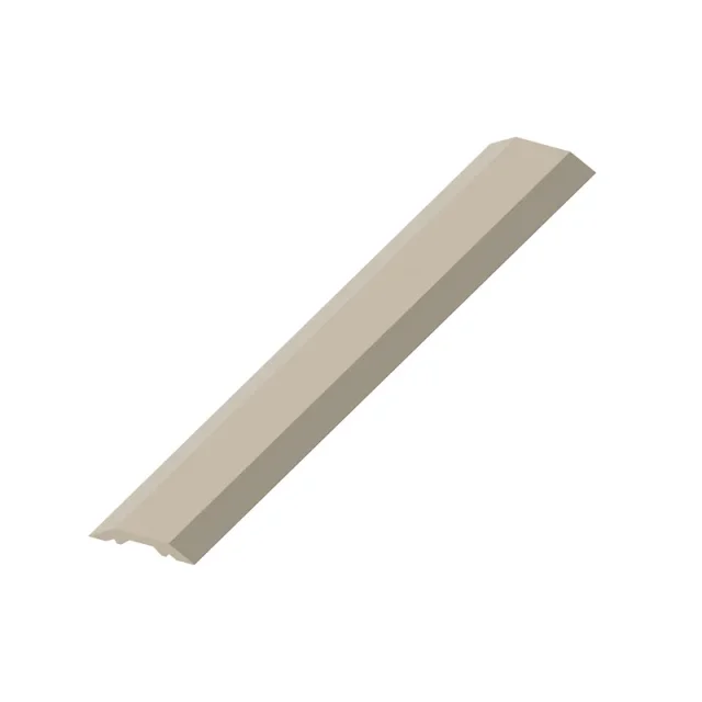 Abacus Glass Threshold Trim Piece - Nickel - 1200mm product image - Image 1