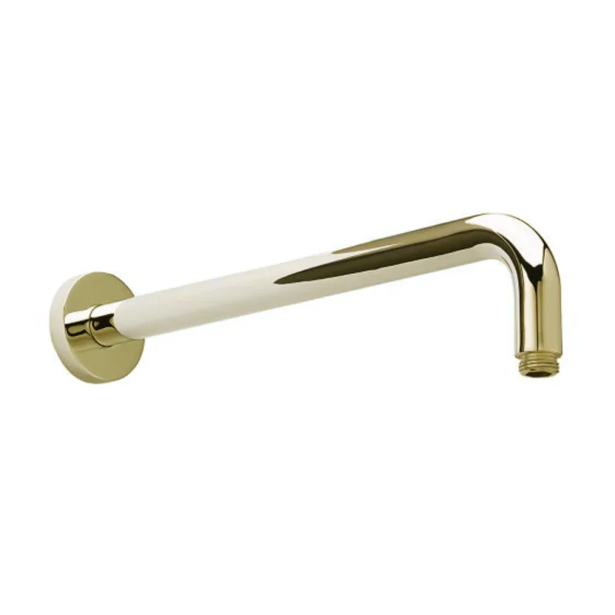 Bc Designs Victrion Straight Wall Shower Arm Gold product image - Image 1