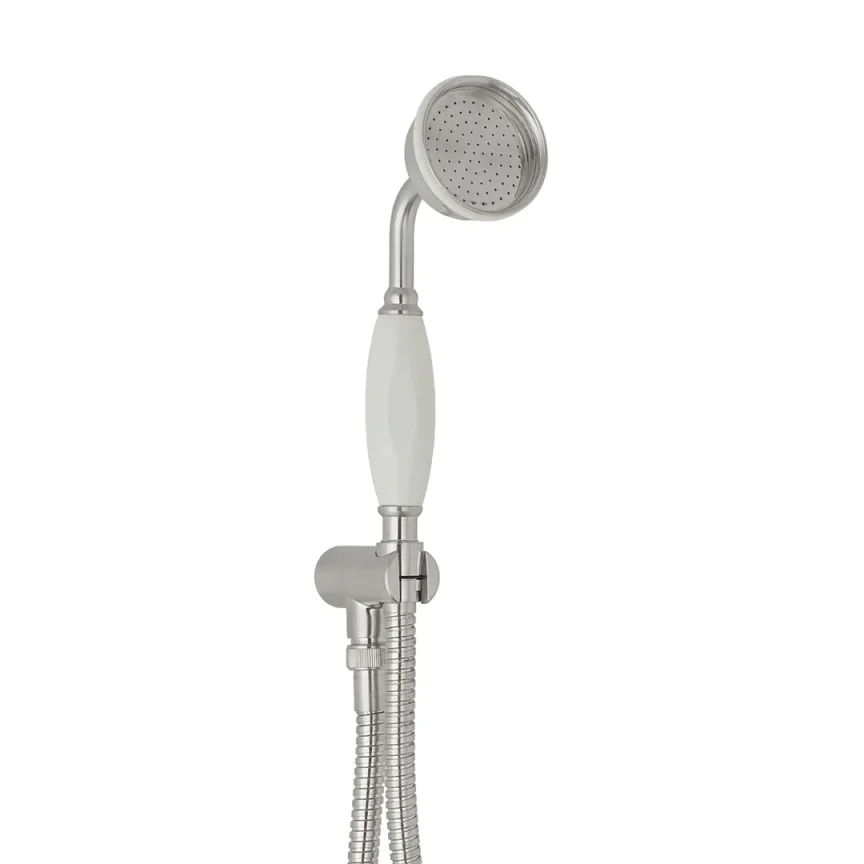 Bc Designs Victrion Wall Mounted Handshower Set Brushed Chrome product image - Image 1
