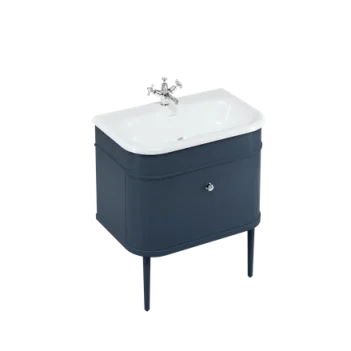 Burlington Chalfont Single Drawer Unit 750mm Blue