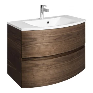 Crosswater Svelte Basin Unit 800 American Walnut