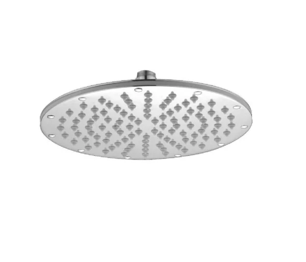 Just Taps Round Rain Shower 300mm Diameter Brass Chrome