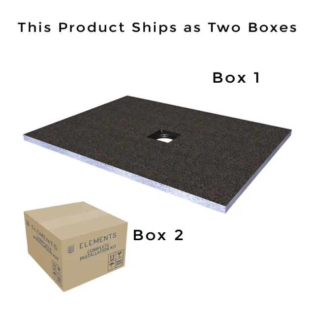 London Showers Em Shower Tray 9x9 Centre product image - Image 1