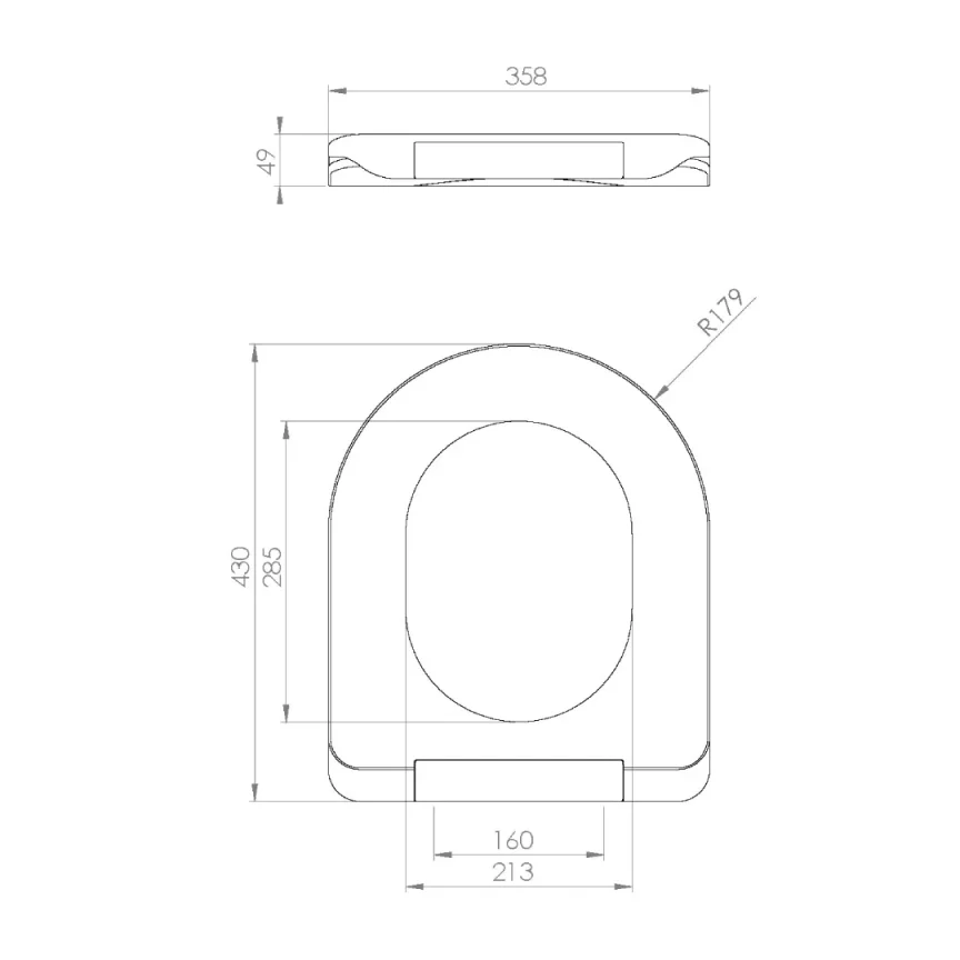 Saneux Austen Slim-line Seat & Cover (for 50070, 50074 & 50077) detail view - Image 4