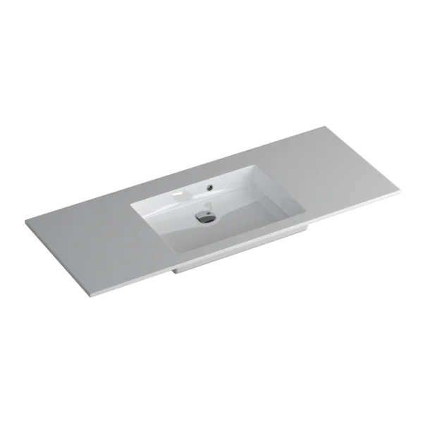 Faeber Silkstone Box 1200mm Single Central Gloss Basin