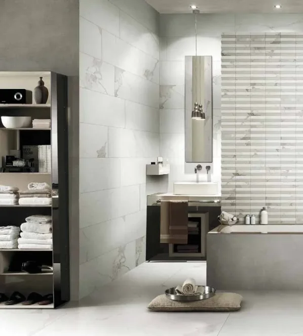 European Tiles Time Calcatta 60X60 Natural Porcelain Rectified Tile detail view - Image 5