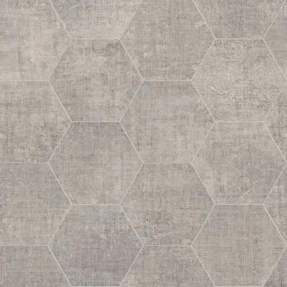 European Tiles Hextile Silver Hexagon Porcelain Rectified Tile