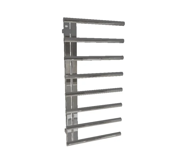 AVA Purity 1000 x 500mm Polished Stainless Steel Towel Rail (Right Hand)