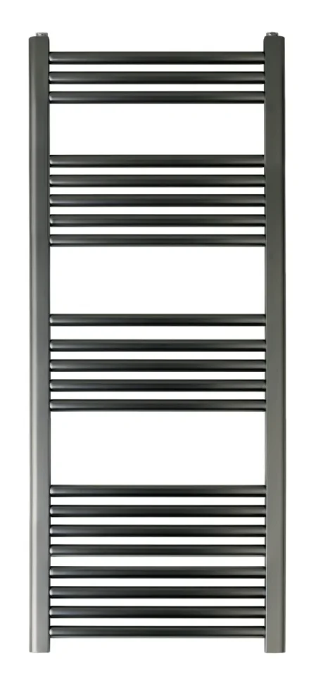 Just Taps Vos Radiator Brushed Black 1200 X 500 product image - Image 1