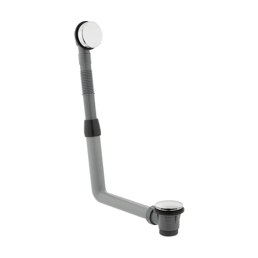 Vado Round Clic-clac Bath Waste And Overflow Chrome product image - Image 1