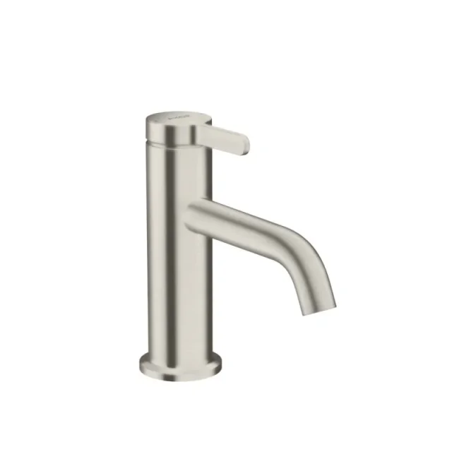 Axor One Single Lever Basin Mixer 70 With Lever Handle And Waste Set Stainless Steel Optic product image - Image 1