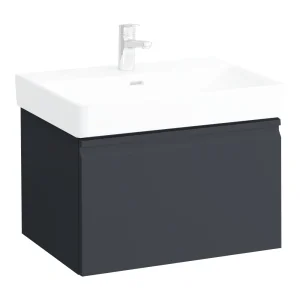 Laufen Pro S Vanity Unit 615x450x390mm 1 Drawer For 810964 - Graphite