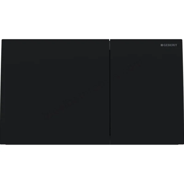 Geberit Sigma70 Square Flush Plate For Dual Flush - Stainless Steel - Matt Black