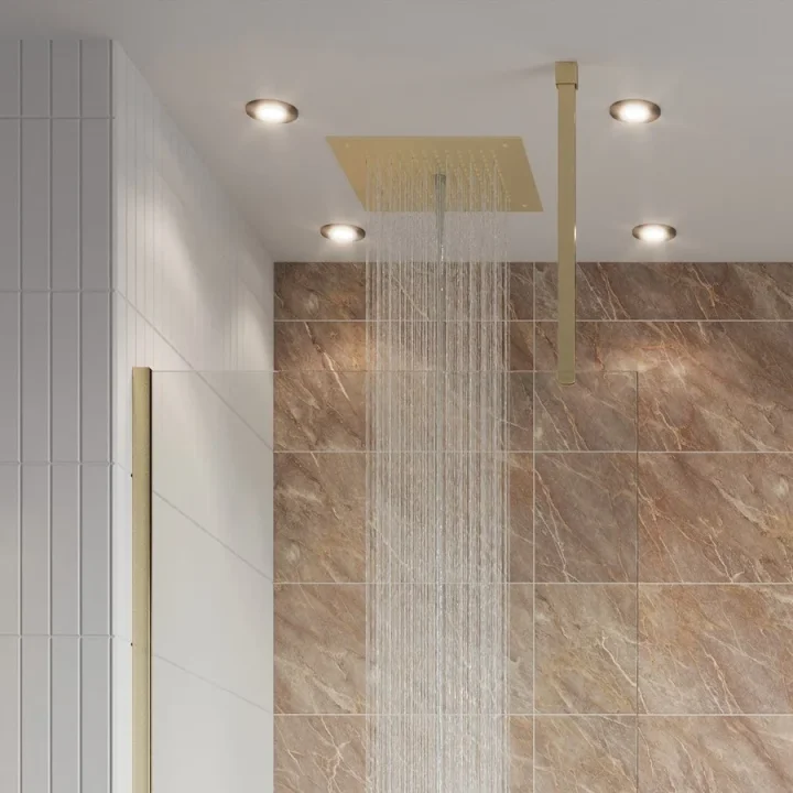 Crosswater Gallery Ceiling Brace Brushed Brass product image - Image 1