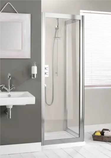 Crosswater Supreme 900m Shower Enclosure Side Panel Silver product image - Image 1