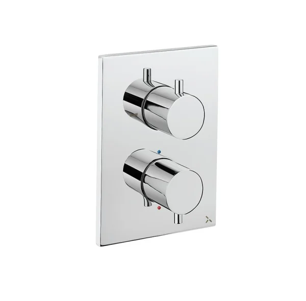 Crosswater Crossbox Mpro 1 Outlet Trim & Levers Chrome