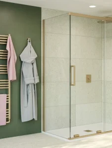 Crosswater Optix Side Panel For Slider 900 Brushed Brass