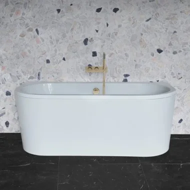 Crosswater Serene Freestanding Bath White (Excluding M4BCW Surround)