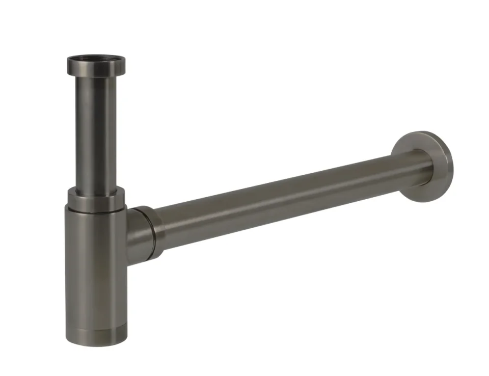 Just Taps Bottle Trap Brushed Black product image - Image 1