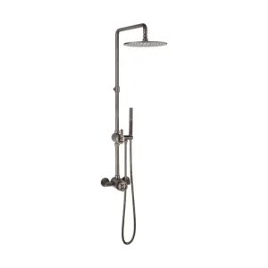 Crosswater Union Exposed Shower Brushed Black Chrome