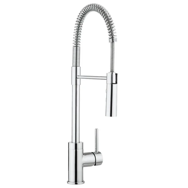 Crosswater Cook Side Lever Kitchen Mixer With Flexi Spray Chrome product image - Image 1