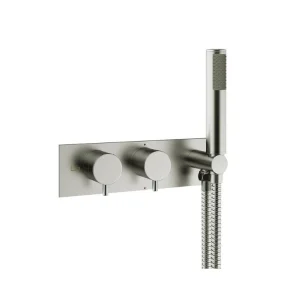 Crosswater Mpro 2 Handle Trimset With Handset & Hose (must Be Paired With Wlbp25x31r+) Stainless Steel Effect