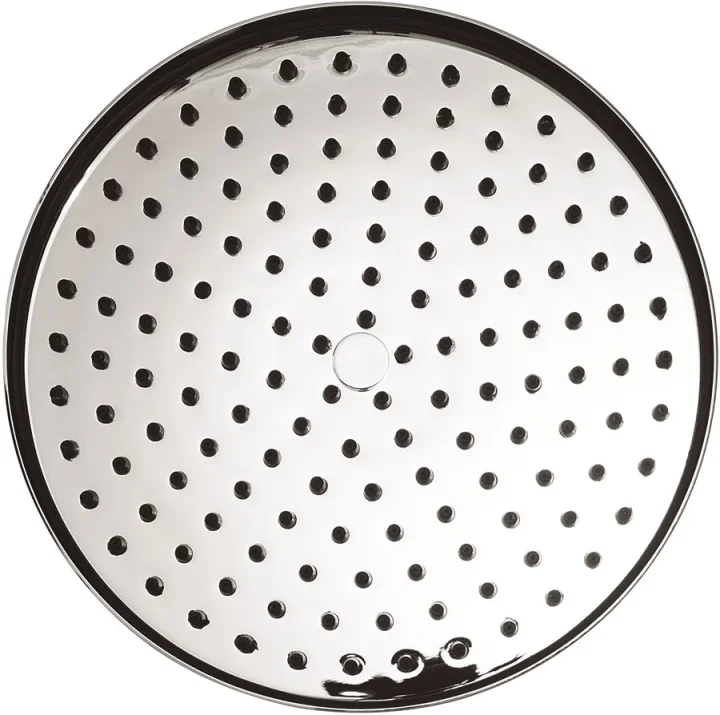 Crosswater Mpro Industrial 8" Easy Clean Shower Head Chrome detail view - Image 2