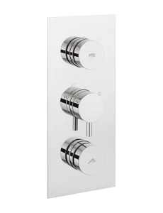 Crosswater Dial Kai Lever Thermostatic Shower Valve With 2 Way Diverter Chrome
