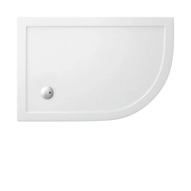 Crosswater Offset Quadrant Right Hand 35mm Acrylic Shower Tray 900 x 1200mm product image - Image 1