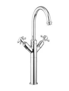 Crosswater Belgravia Wash Bowl Basin Mixer Deck Mounted Chrome