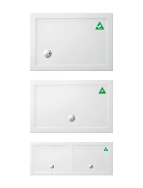 Crosswater Rectangular Tray 800x1800 35mm Anti Slip
