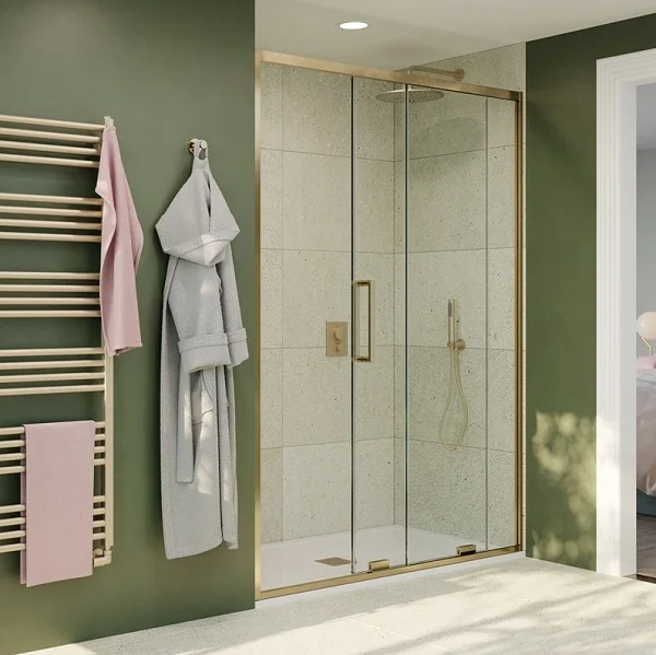 Crosswater Optix Sliding Door 1200 Brushed Stainless