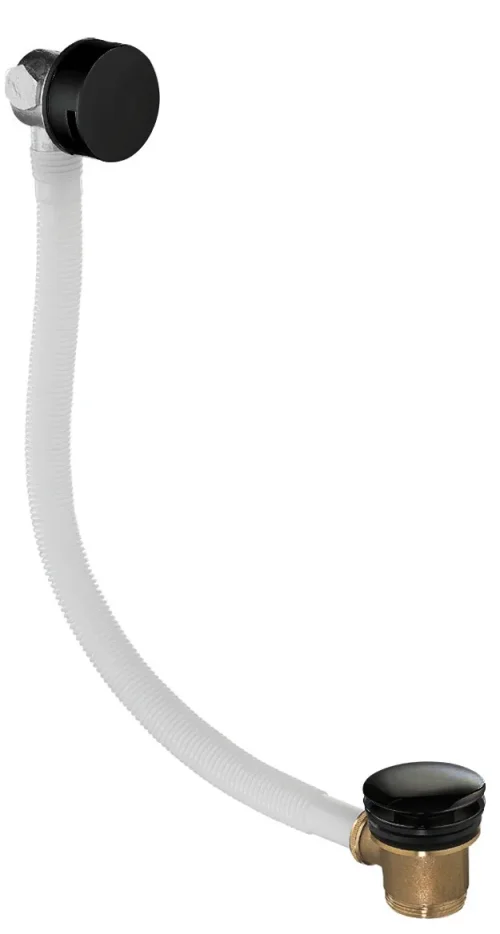 Just Taps Vos Click Clack Bath Filler Matt Black product image - Image 1