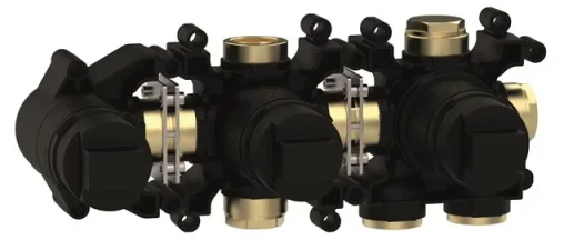 Crosswater Module 2 Outlet Valve With Outlet For Bath Spout Or Handshower product image - Image 1