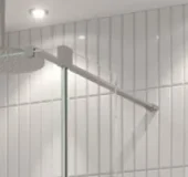 Crosswater Gallery Glass Wall Brace Brushed Stainless