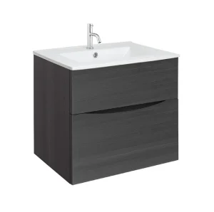 Crosswater Glide Ii 2 Drawer Basin Unit 600 Steelwood