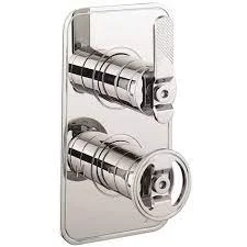 Crosswater Union 2 Handle Trimset for Shower Mixer Valve WLBP1000R+ or WLBP1500R+ Chrome