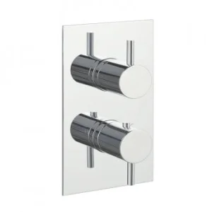 Just Taps Thermostatic Concealed 3 Outlet Shower Valve Chrome