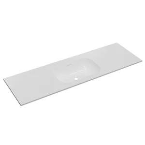 Faeber Infinite M1 Pearl 1500mm Single Central Furniture Basin White polished