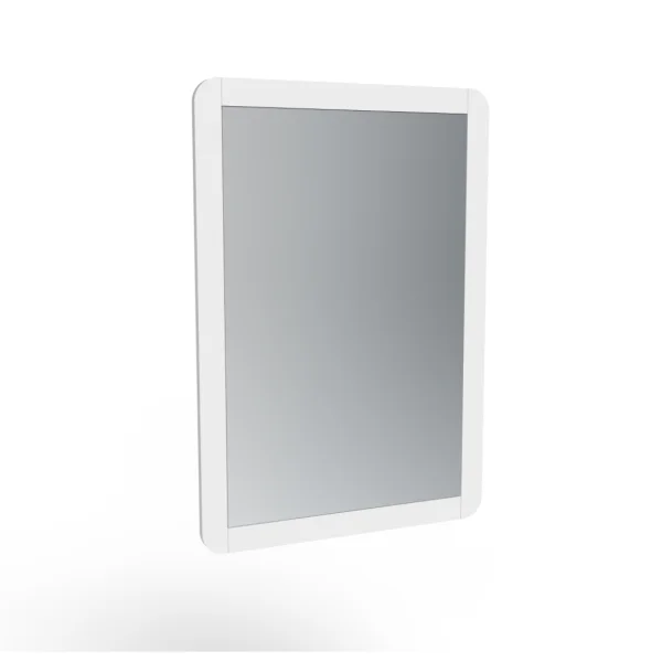 Saneux Hyde 55cm 1 Door Recessed Electric Mirror Cabinet (lh) - Matte White