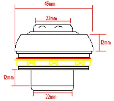Crosswater Body Jet with Adjustable Head Chrome product image - Image 1
