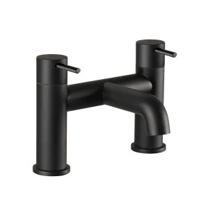 Just Taps Vos Deck Mounted Bath Filler Matt Black