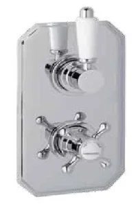 Eastbrook Twin Control Shower Valve With Diverter Only Chrome