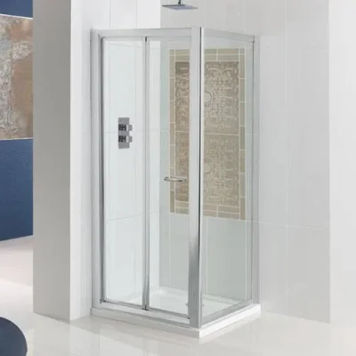 Eastbrook Vulcan 800mm Bi-fold 5mm Chrome