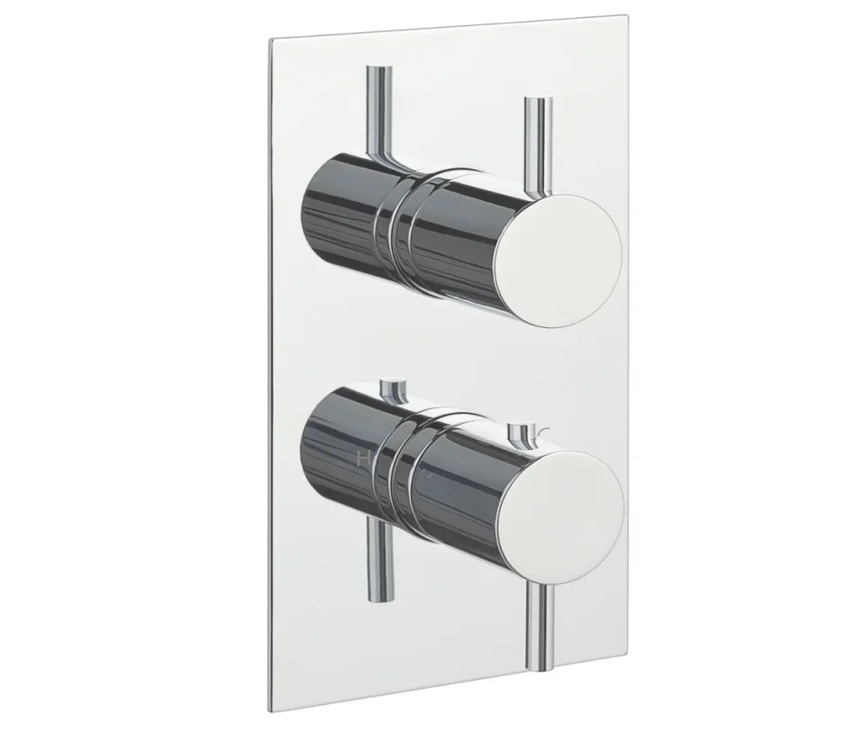 Just Taps Thermostatic Concealed 1 Outlet Shower Valve Chrome product image - Image 1