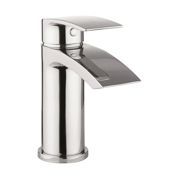 Crosswater Flow Basin Monobloc With Click Clack Waste Deck Mounted Chrome product image - Image 1