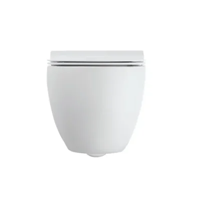 Crosswater Glide Ii Wall Hung Toilet Rimless 46 White detail view - Image 5
