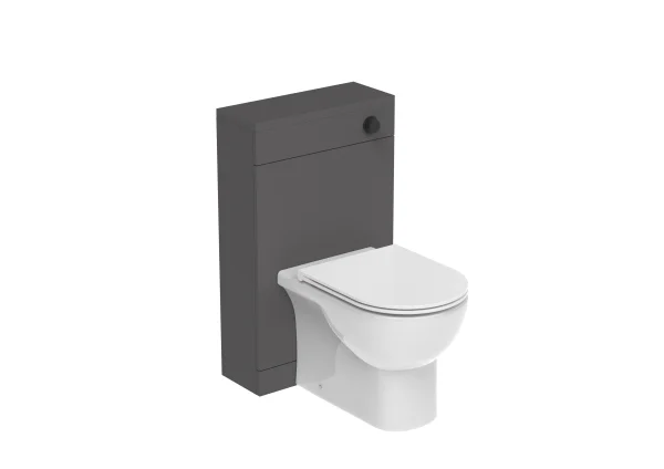 Saneux Austen 50cm Wc Unit - Matte Iron Grey
