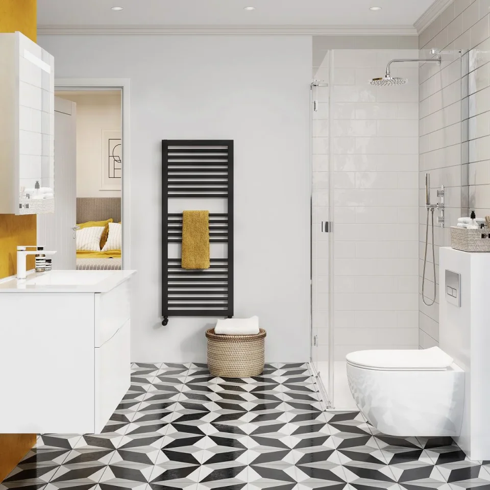 Crosswater Glide Ii 2 Drawer Basin Unit 600 White Gloss detail view - Image 3